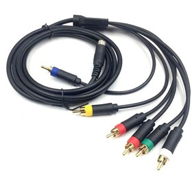 10-Pin YPbPr Component Cable for Saturn Console Bulk (Hexir) HD-AV Cord Adapter