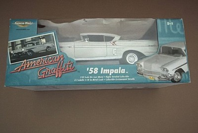 Ertl 1:18 1958 Chevrolet Impala American Graffiti Diecast Vehicle