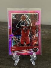 2020-21 Panini Donruss Optic John Wall #53 Pink Hyper Prizm Houston Rockets