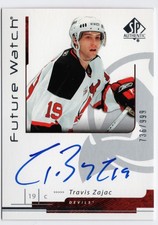 2006-07 SP Authentic - Future Watch Auto Travis Zajac /999 (RC)