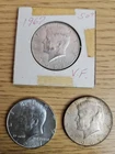 Three Coin Lot  1965-67-67 Kennedy Half Dollars 40% Silver Phila Mint $1.50 Face