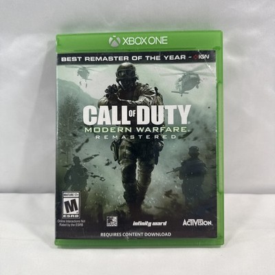 Call Of Duty Modern Warfare Remastered Xbox One Game CIB M Activision 2016