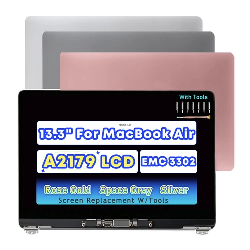 13" Replacement for MacBook Air A2179 2020 EMC 3302 LCD Screen Display Assembly