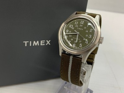 Timex MK1 Mechanical Camper Watch Manual Winding Box Included Used