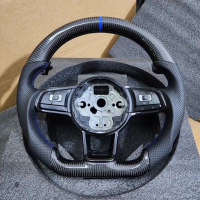 Customized Carbon Fiber Steering Wheel for Volkswagen Golf 7 GTI R GTD Scirocco