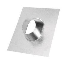 Selkirk 104825 28 ga. Aluminum/Galvanized Steel Type B Vent Roof Flashing 4 in.