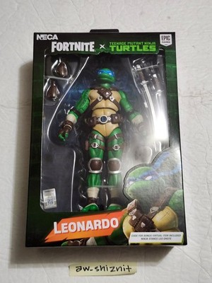 NEW 2026 NECA Fortnite x TMNT LEONARDO Teenage Mutant Ninja Turtles 7'' IN HAND