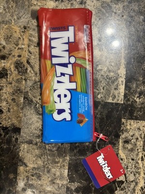 Twizzlers  Vinyl Zipper Pencil Case Make-Up Bag NEW Candy
