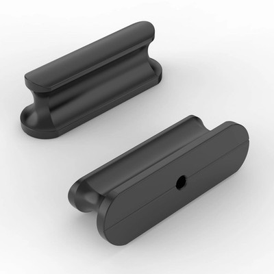 9BUILD 10er-Pack mattschwarze T-Bar Schubladengriffe Knöpfe für Badezimmerschränke