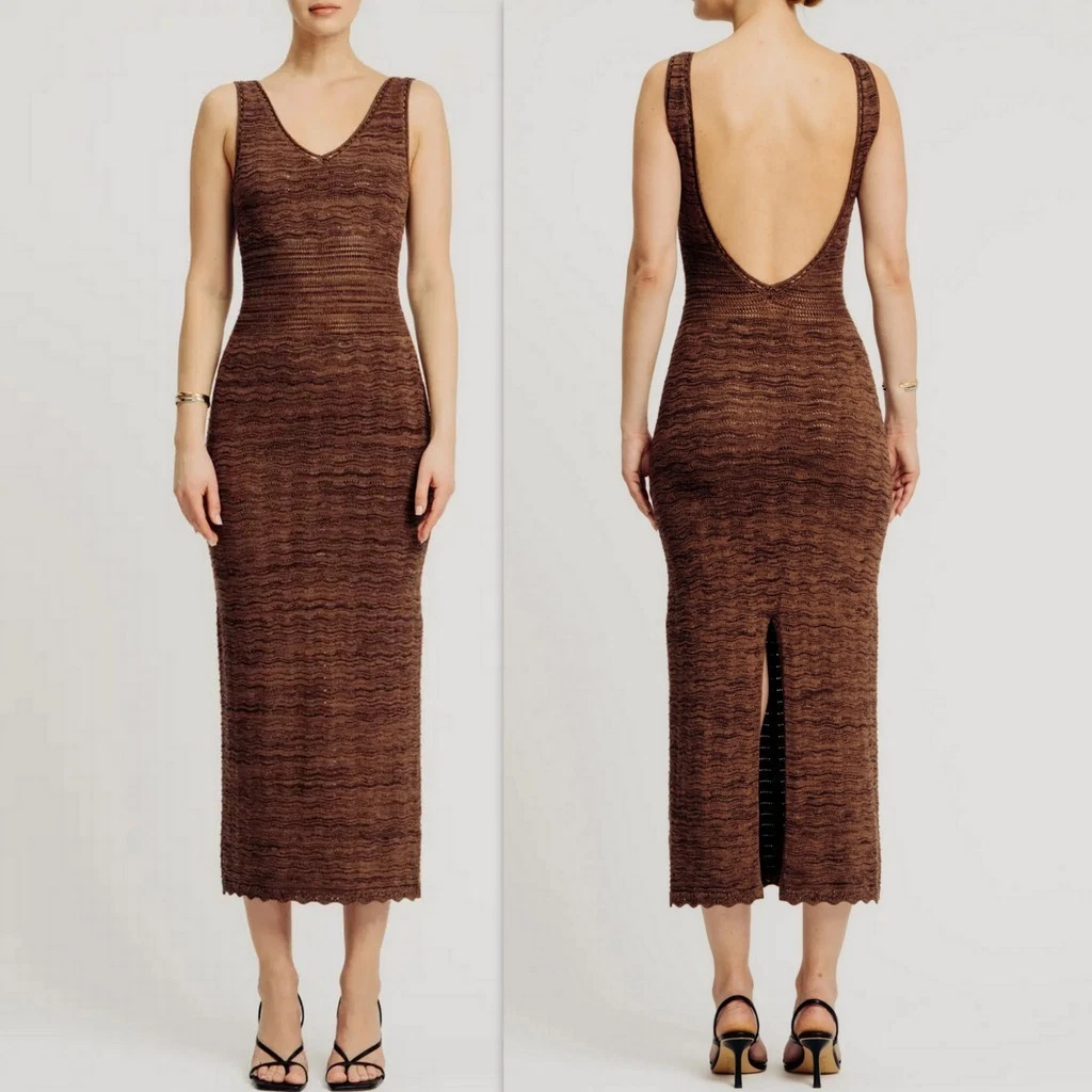 torn by ronny kobo open back knit dress Clothing for Women for sale Knit maxi dress
