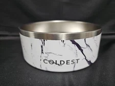 Coldest Dog Bowl - Anti Rust Metal & Non Slip Dog Bowls New, No Box 