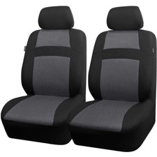 Air Mesh Car Seat Covers Front Seats Only, Universal Two Front Gray and Black