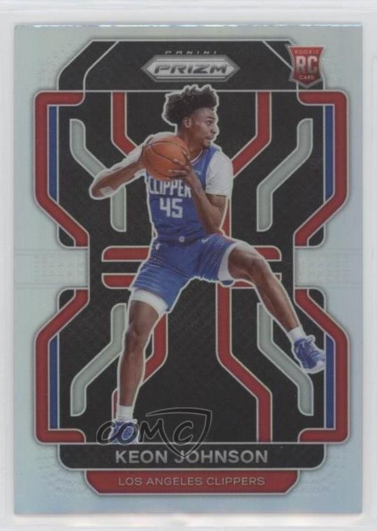 2021-22 Panini Prizm Silver Prizm Keon Johnson #326 12g7