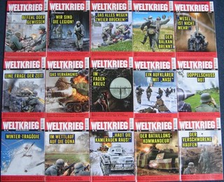 15er Konvolut "WELTKRIEG" Erlebnisberichte – GROSSBAND Nr. 138–152 guter Zust.