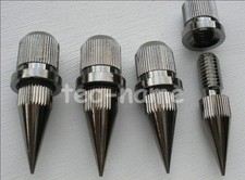 4x BOXENFUß BOXENFÜßE SPIKE SPIKES FÜßE ABSORBER DÄMPFER SCHWARZ EINBAU