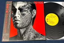 🔥 THE ROLLING STONES "Tattoo You" Japan Obi True 1st Press w/rare poster MINT-