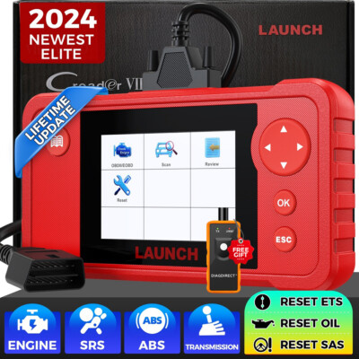 2024 LAUNCH Creader VII+ 2.0 CRP123 V2.0 Diagnostic Scanner ABS SRS Code Reader