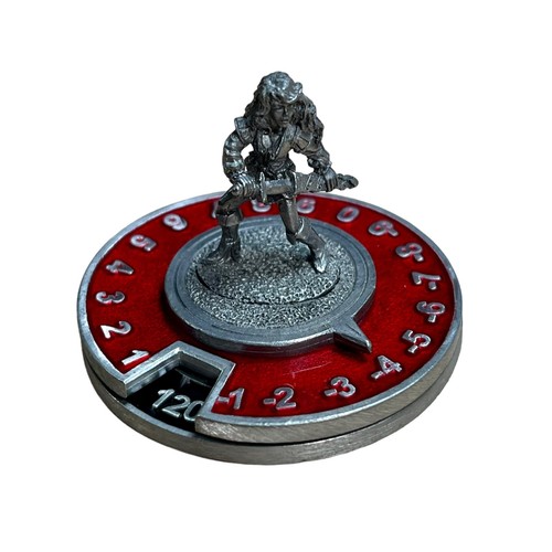 Reaper Miniatures roter Trefferpunkt Zähler Dame Barbarin MTG Dungeons Drachen