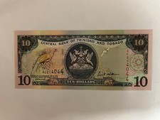 2002 Trinidad and Tobago, 10 dollars, World Banknote