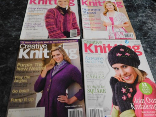 Kreatives Strickmagazin Konvolut 8 verschiedene Jahre