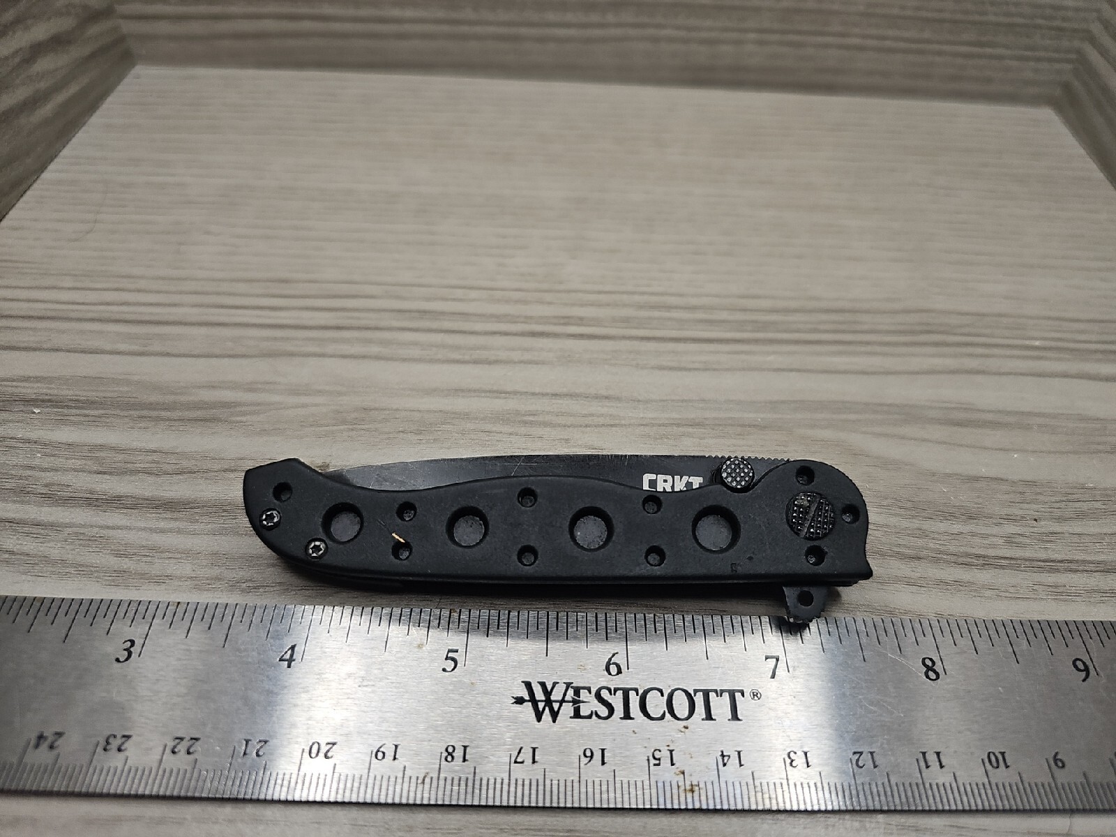 CRKT M1610KZ Carson Design Folding Knives Black Tanto Combo Edge eBay