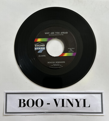 Roscoe Robinson - Why Are You Afraid 7  Soul / Northern Vinyl Record Ex
