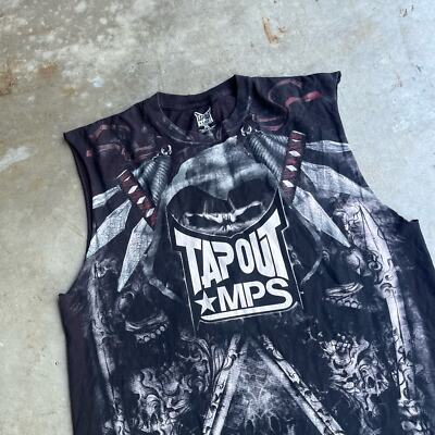 y2k 2000s tapout mps mallgoth mma skull gothic edgy design y2k 2000s tapout mps mallgoth mma skull gothic edgy design