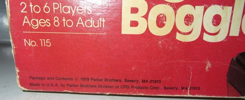Original BIG BOGGLE Hidden Word Game Parker Brothers 1979 No Pad or Instructions - Picture 5 of 11