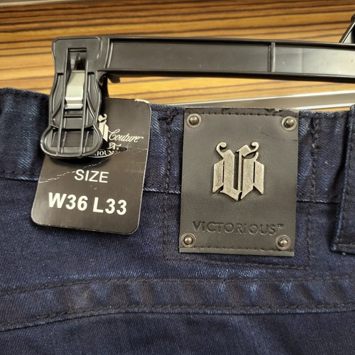 Victorious Vintage Men's Wide Leg Jeans NEW WITH TAG 36X33 - Picture 15 of 15