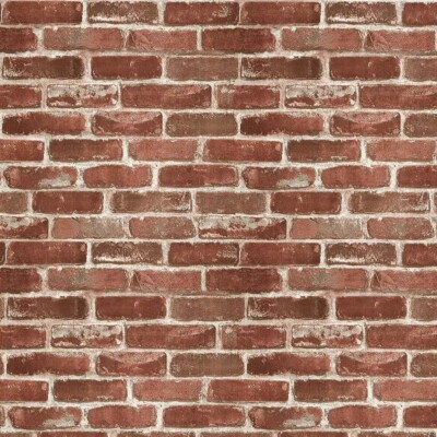 Red Brick Wallpaper, Self-Adhesive Peel And Stick Wallpaper Waterproof And Good