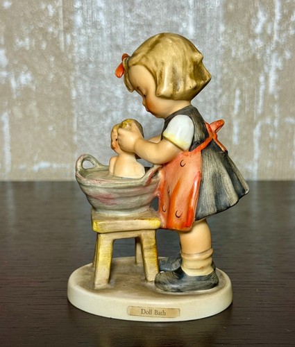 Hummel Goebel Figurine #319 " DOLL BATH" W.Germany - Picture 3 of 5