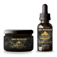 Combo Of 100% Pure Himalayan Shilajit Drop 30ml + Himalayan Shilajit Resin 50Gm