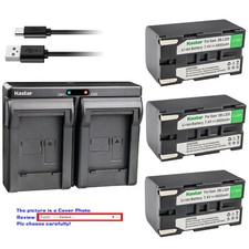 Kastar Battery Dual Charger for Samsung SB-L320 Samsung VP-L770 VPL770 Camcorder