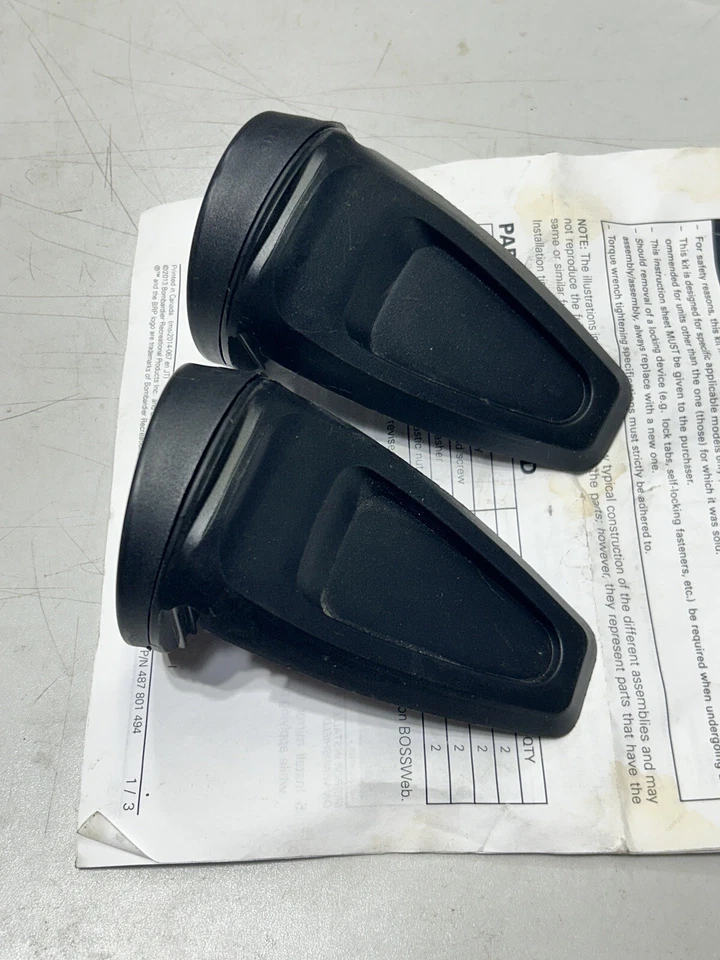 NOS BRP Windshield Mirror Kit Bolt-on 860-200-103 **READ DESCRIPTION** - Image 3 of 4