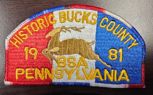 BSA CSP Historic Bucks County Council - Pennsylvania - 1981 National Jamboree