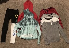 Clothes-Girls-Size 12-JUSTICE-Hoodies-Pants-Shirts Lot of 7 