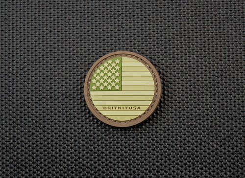 USA Multicam Flagge PVC Knopf Uniform Patch Patriot Old Glory 2A Amerika Murica - Bild 1 von 2