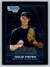 2006 Bowman Chrome Draft Doug Fister 1st Bowman Rookie Seattle Mariners RC #DP38