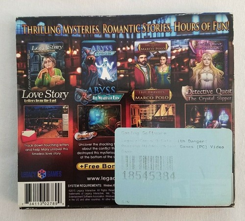 A Date with Danger: Amazing Hidden Object Games 4 Pack PC DVD ROM - Picture 2 of 7