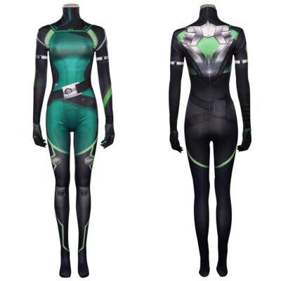 Game VALORANT Cosplay Viper Bodysuit Snake Sabine Assasin Viper Jumpsuit