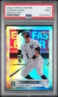 Aaron Judge 2022 Topps Chrome #99 Refractor PSA 9