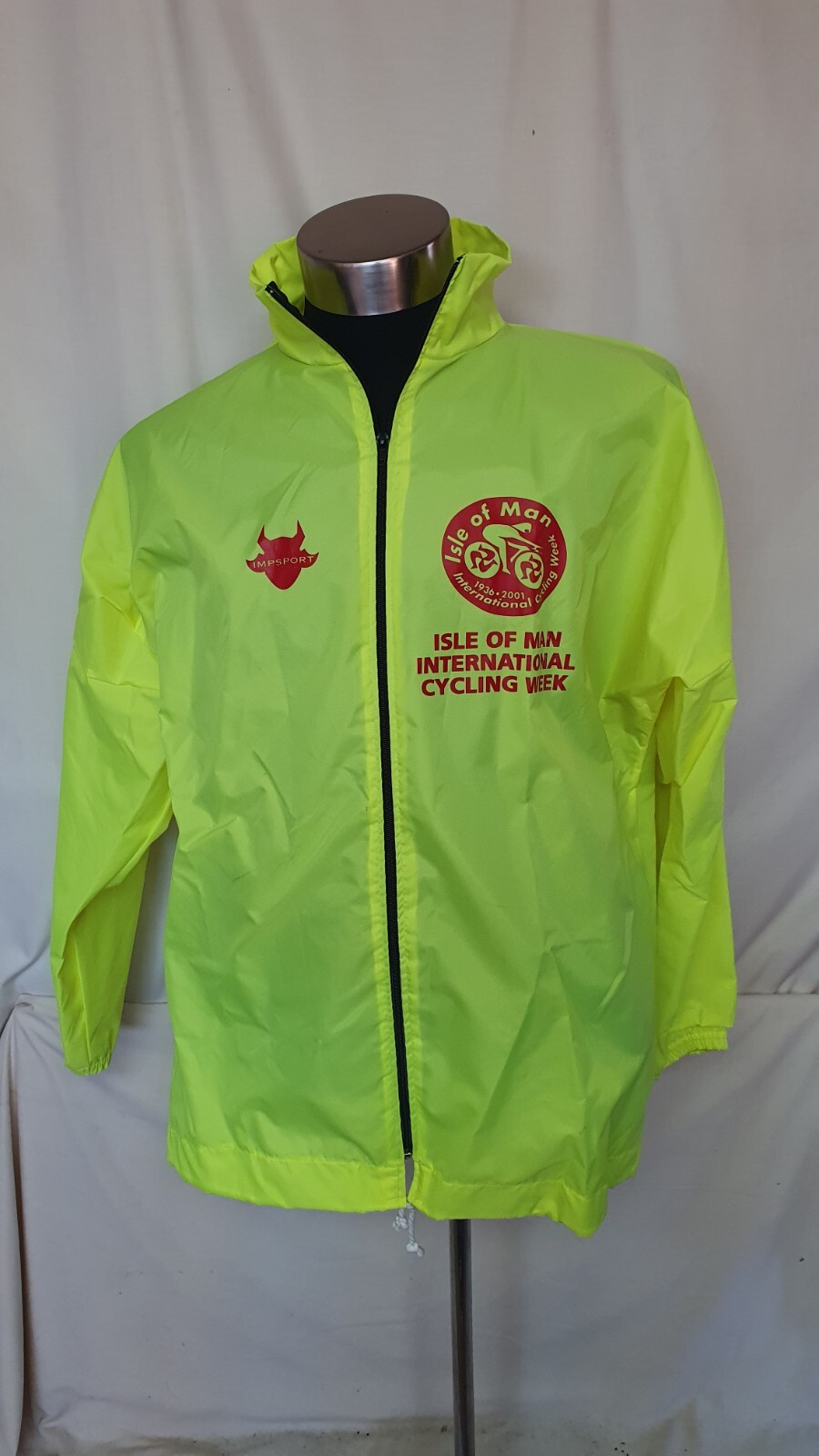 ALTRA Cappotto da bicicletta da uomo Import taglia L verde neon 50"" petto lunghezza 32"" 1086