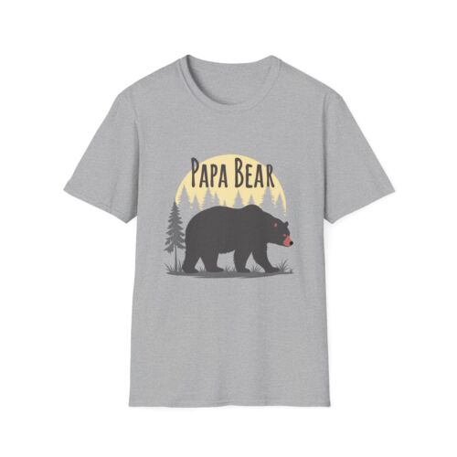 Papa Bär rustikal T-Shirt, perfekt für Vatertag, Papa, Geschenk - Bild 2 von 24