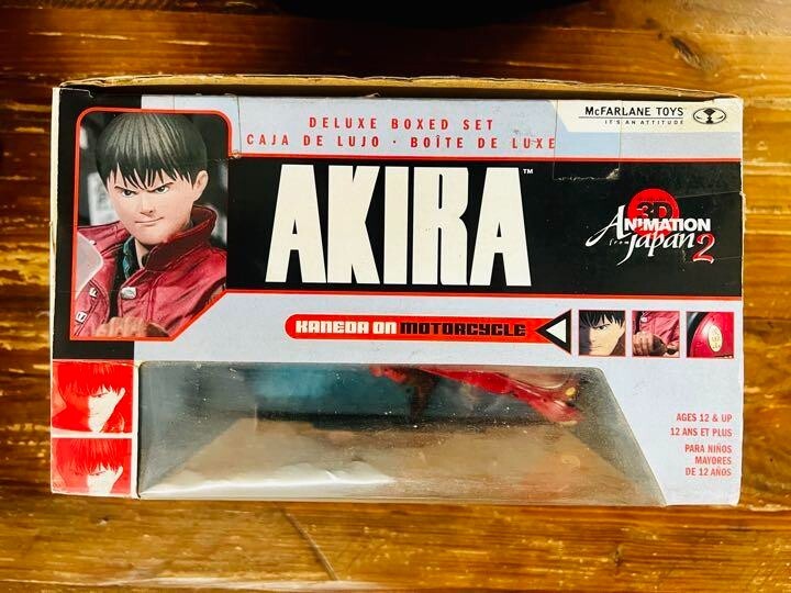 Akira Kaneda On Motorcycle Figure Deluxe Boxed Set 3D Animation