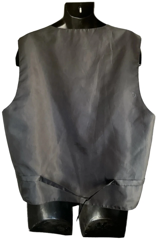 Barassi Tuxedo Vest Burgundy Groom Wedding Prom XXL Chest 24” Chest 36”L - Image 2 of 3