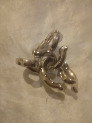 HANAYAMA METAL PUZZLE - 3 LINKED PIECES