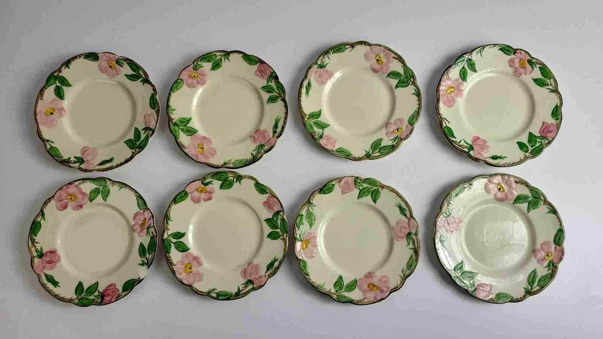 Franciscan Desert Rose 1949-1953, 1953-58 Stamp - 7 x 6 3/8