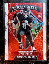 2021 Rookies & Stars Crusade Red Circles Prizm Kyle Pitts RC Atlanta Falcons