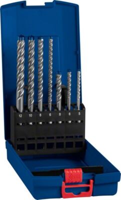 Bosch EXPERT SDS plus-7X Hammerbohrer-Set, 5/6/6/8/8/10/12 mm, 7-tlg.. Für Bohrh