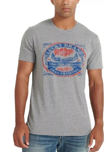Lucky Brand Men's Graphic Tee Cotton Blend Shirt - 1408146 - Picture 4 of 14